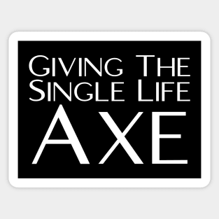 Axe Throwing Sticker